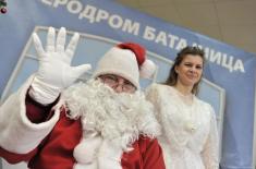 Santa Claus at “Batajnica” Airfield