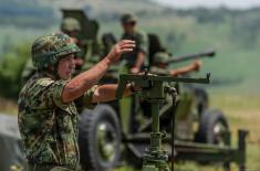 Live Shooting of the AD Artillery and Rocket Units