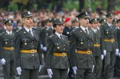 The youngest officers of the Serbian Armed Forces promoted