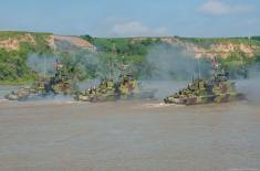 Blue Route 2019 Live Fire Tactical Training Exercise of the River Flotilla  