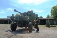 Training of reserve element at Batajnica airport