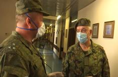 Military Medical Academy disinfected by the Russian military experts