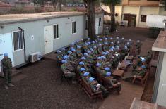 Chief of General Staff completed the visit to our peacekeepers in the Central African Republic