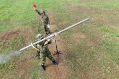 Preparations of rocketeers of the Serbian Armed Forces for firings at Shabla firing range