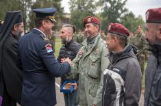 Celebration of the Day of 63rd Parachute Brigade