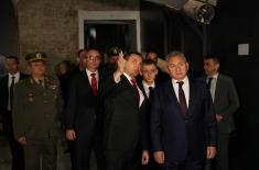 Ministers Shoygu and Vulin at Exhibition “Defence 78”