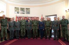 The youngest officers admitted to units of the Serbian Armed Forces 