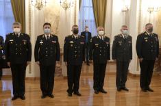 Minister of Defence and Chief of General Staff host reception on Veterans Day