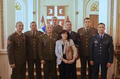 Minister Vulin: Serbia is proud of defence system members