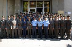 The youngest officers admitted to units of the Serbian Armed Forces 