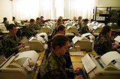 Obuka vojnika u rukovanju uređajima iz sistema telekomunikacije 