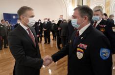 Minister of Defence and Chief of General Staff host reception on Veterans Day