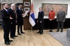 Minister Stefanović Received the Cross of Vozhd Đorđe Stratimirović