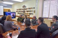 Foreign military representatives briefed about budget