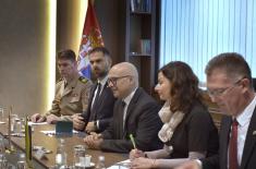 Meeting between Minister Vučević and Minister Delegate at Gabonese Ministry of Foreign Affairs Nyonda