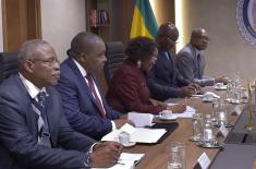 Meeting between Minister Vučević and Minister Delegate at Gabonese Ministry of Foreign Affairs Nyonda