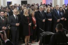 Minister Vučević attends traditional Christmas reception in East Sarajevo