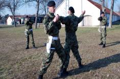 Military police officers undergo close protection training