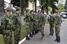 Visit to SAF units in Vranje Army Garrison