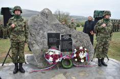 The 20th anniversary of the death of members of the 78th Motorised Brigade marked