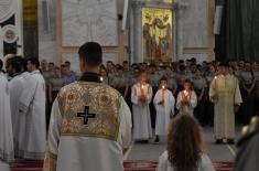 Liturgy and prayer service for final year cadets