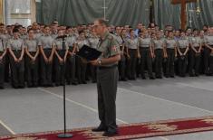 Liturgy and prayer service for final year cadets