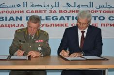 Memorandum of Cooperation between the Ministry of Defence and the Serbian Judo Federation signed 