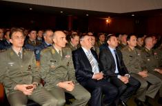 Lecture by General Delić at the Military Academy