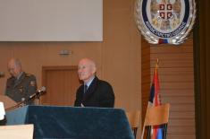 Lecture by General Cirkovic at the Military Academy