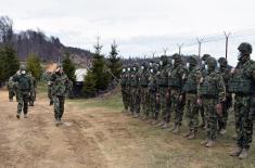 Visit to SAF units in Vranje Army Garrison