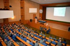 Lecture by General Delić at the Military Academy