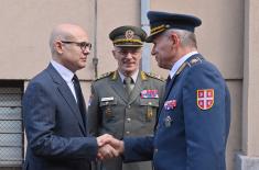 Minister Vučević attends Air Force and Air Defence Day celebration