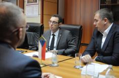 Meeting of the Minister of Defence with the Representatives of Company Česká Zbrojovka