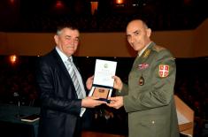Lecture by General Delić at the Military Academy
