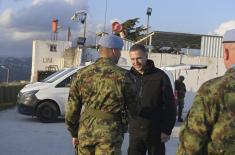 Minister Stefanović with Serbian peacekeepers in Lebanon: Serbia is proud of its boys and girls wearing blue berets