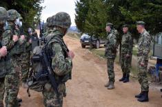 Visit to SAF units in Vranje Army Garrison