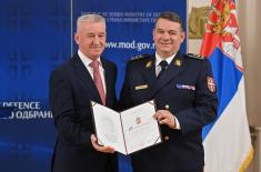 Best PhD Thesis/Research Project Awards in Ministry of Defence, Serbian Armed Forces presented