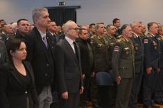 Minister Vučević attends Air Force and Air Defence Day celebration
