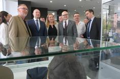 Minister Vučević Opens Exhibition “Military Hats and Helmets from Middle 19th Century until the Present”