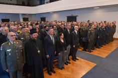 Minister Vučević attends Air Force and Air Defence Day celebration
