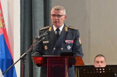 Minister Vučević attends Air Force and Air Defence Day celebration