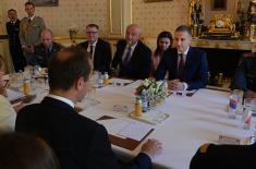 Meeting between Minister Stefanović and French Defence Minister Lecornu