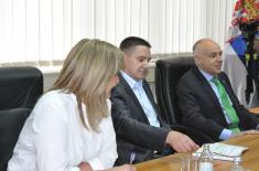 Minister Vulin meets with Belgrade Mayor