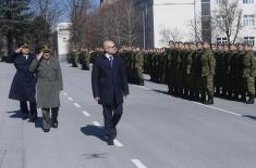 Minister Vučević Attends Military Celebration of Military Academy Day