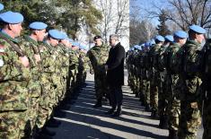 Svečani ispraćaj pripadnika Vojske Srbije u misiju u Libanu