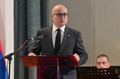 Minister Vučević attends Air Force and Air Defence Day celebration