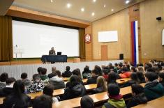 Students from Petrovac na Mlavi visit Military Academy