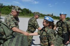 Смена српског контингента у мисији УН у Либану