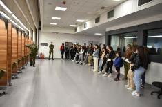 Students from Petrovac na Mlavi visit Military Academy