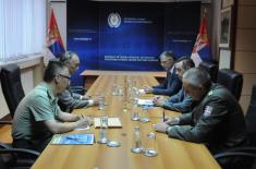 Meeting of the Minister of Defence and Ambassador of China